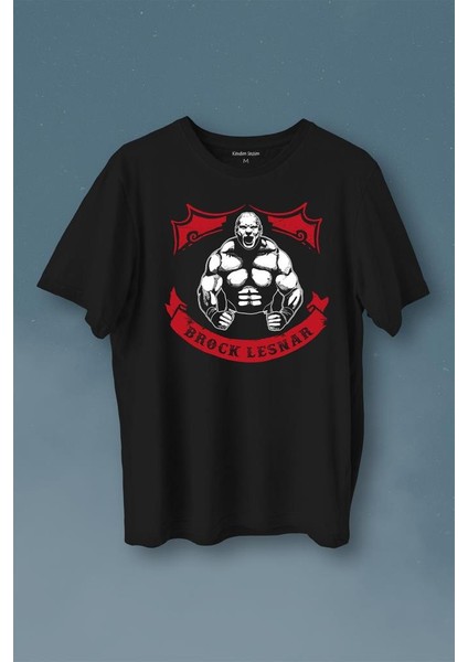 Brock Lesnar Logo Wwe Ufc Amerikan Güreşi Spor Baskılı Tişört T-Shirt