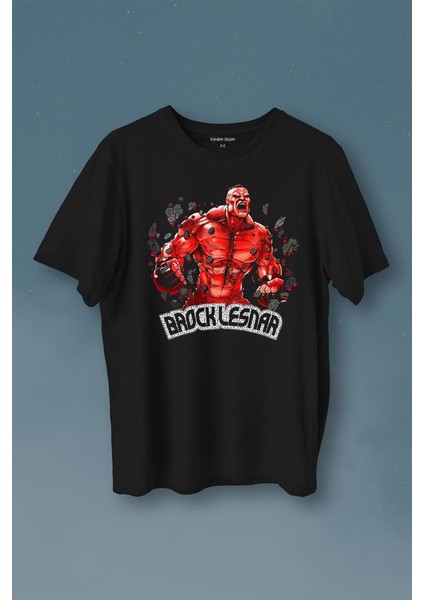 Brock Lesnar Wwe Ufc Amerikan Güreşi Spor Baskılı Tişört T-Shirt