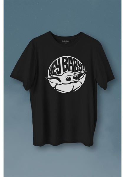 Baby Yoda Star Wars Mandalorian Jedi Baskılı Tişört T-Shirt
