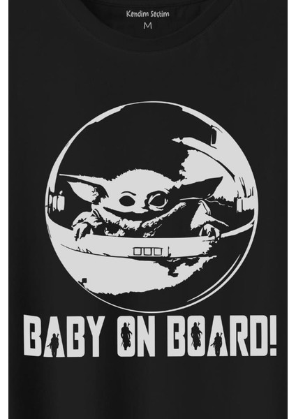Baby On Board Yoda Star Wars Bebek Mandalorian Jedi Baskılı Tişört T-Shirt fiyatları