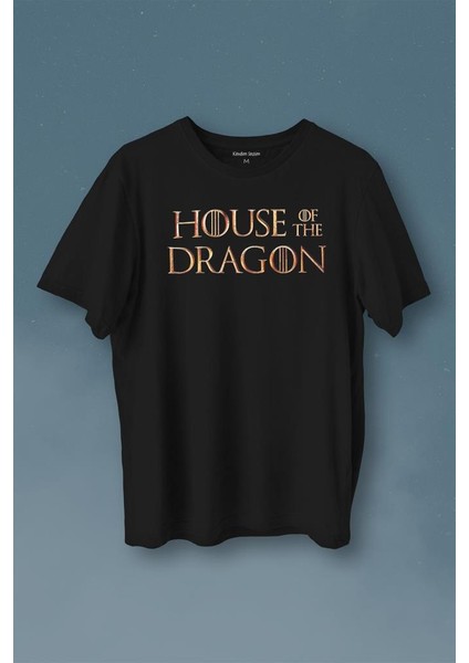 House Of The Dragon Logo Targaryen Baskılı Tişört T-Shirt