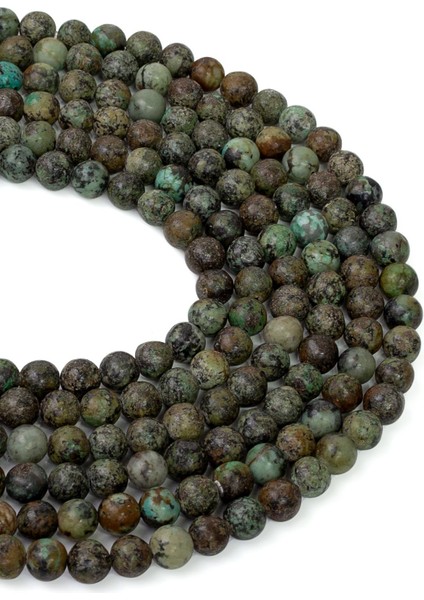 6 mm Afrika Turkuaz Taşı Dizi