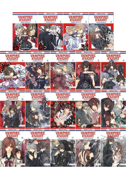 Vampire Knight Full Manga Seti - 19 Kitap