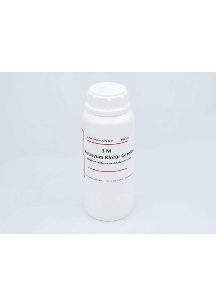 Potasyum Klorür Çözeltisi 3m (3 Molar) -500 ml