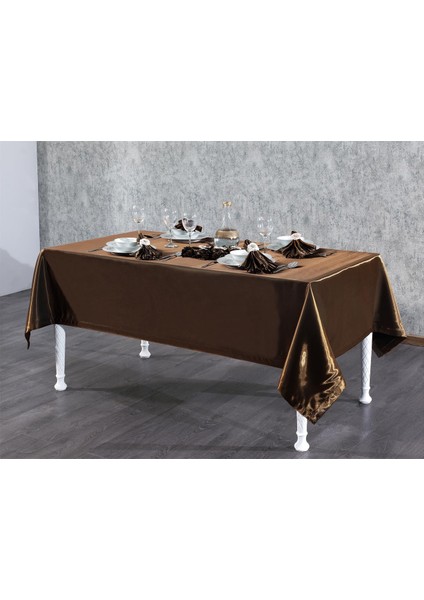 Kristal Monoray Kumaşkahve Sofra Takımı 8 Kişilik 160X220 17PRÇ - 1281