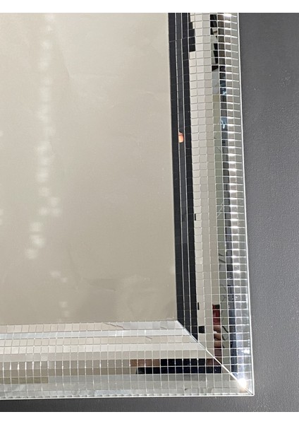 Mozaik Kaplamalı Yatay - Dikey Asılabilen Dekoratif Boy Aynası Salon Aynası 160 x 70 cm 160BOY fiyatları