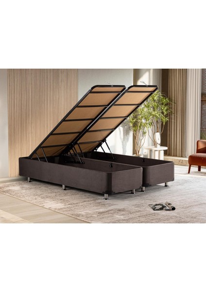 Niron Ela Füme Baza 150x200 Çift Kişilik Baza