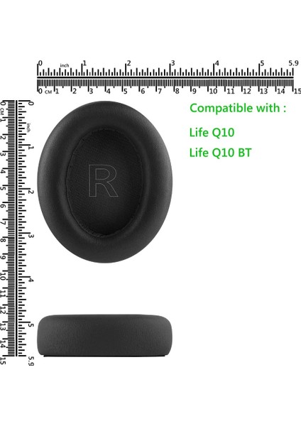 Fobun Anker Soundcore Life Q10 Q10 Bt Uyumlu Kulaklık Pedi Q10 Kulaklık Süngeri Soundcore Life Q10 Bt Kulaklık Yastığı Anker Q10 Kulaklık Süngeri Anker Soundcore Q10 Bt Kulaklık Süngeri