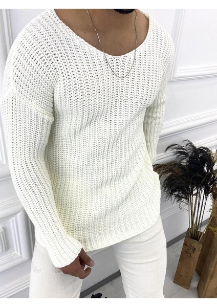 Kazak Oversize Triko Bol Kesim Salaş Kazak