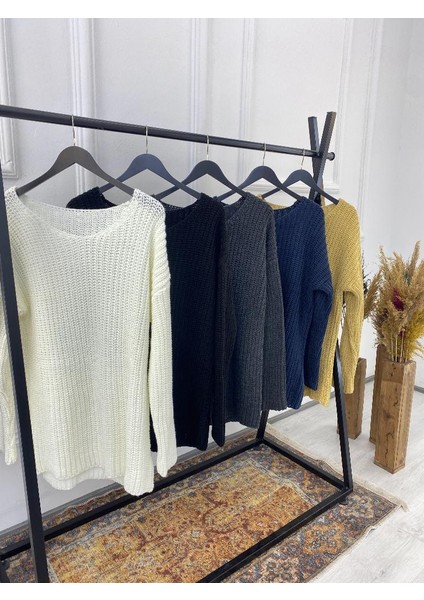 Kazak Oversize Triko Bol Kesim Salaş Kazak fırsatları