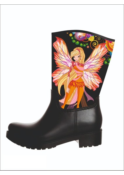 Stella Winx Baskılı Su Geçirmeyen Kız Çocuk Yağmur Çizmesi