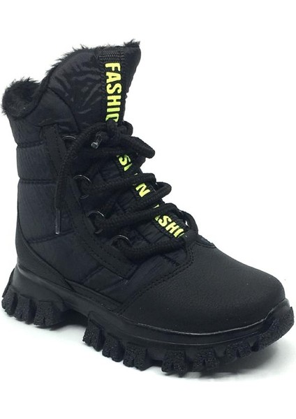 Çocuk Fermuarlı Kışlık Rahat Günlük Içi Yünlü Spor Bot 26-35