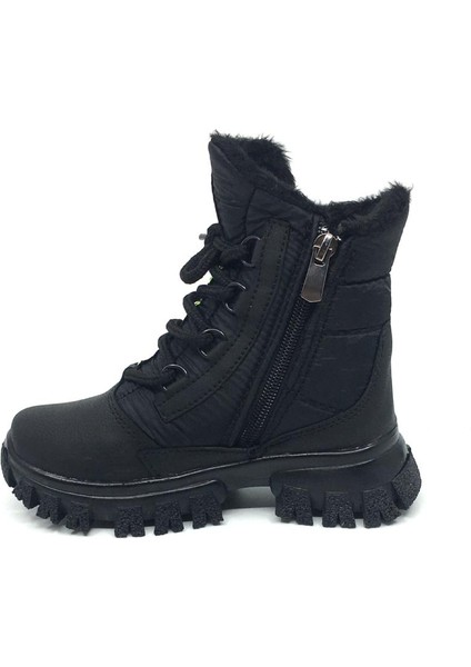 Çocuk Fermuarlı Kışlık Rahat Günlük Içi Yünlü Spor Bot 26-35 modelleri