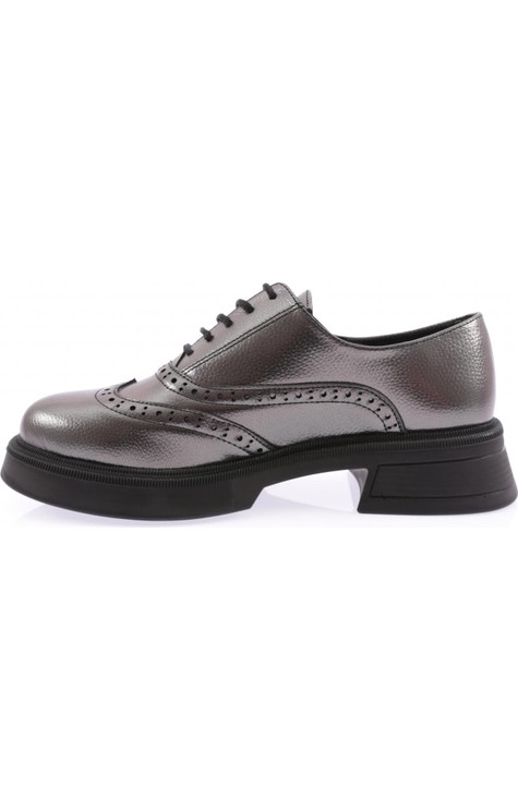 DGN 1004-22K Kadin Bağcikli M Model Oxford Ayakkabi görsel 7