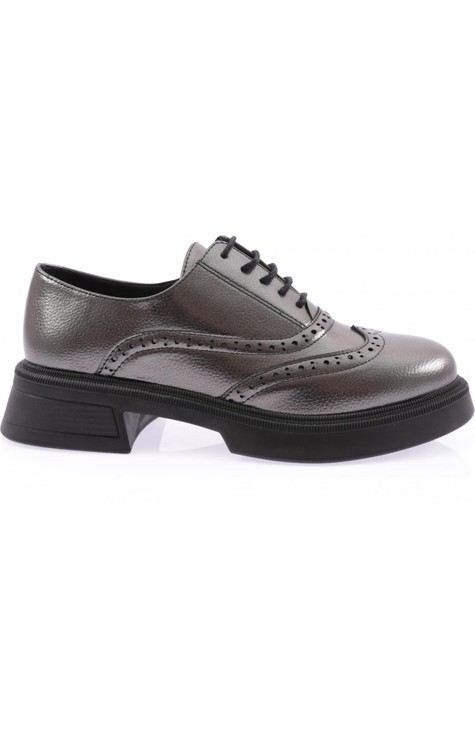 DGN 1004-22K Kadin Bağcikli M Model Oxford Ayakkabi görsel 8