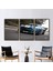 3 Parçalı Gold Çerçeveli Kanvas Tablo, Ford Duvar Dekoru, Mustang Fotoğraf Sanat Eseri, 1