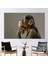 1 Parça Kanvas Tablo, Maymun Fotoğraf Baskısı Düşünme, Maymun Fotoğrafı Posteri, 1