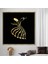 1 Parça Gold Çerçeveli Kanvas Tablo, Dönen Dervish Resim, Dervish Duvar Süsü, 2