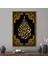 1 Parça Gold Çerçeveli Kanvas Tablo, Islami Kanvas Baskı, Müslüman Ev Taşıma Sanat Eseri, 1