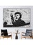 1 Parça Beyaz Çerçeveli Kanvas Tablo, Banksy Bad Boy Canvas, Graffiti Sanat Eseri, 1