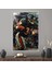1 Parça Beyaz Çerçeveli Kanvas Tablo, Amerikan Spors Sanat Eseri, Spor Baskılı, 1