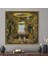 1 Parça Gold Çerçeveli Kanvas Tablo, Jacek Yerka, Yeşil Posteri, Bahçe Manzarası Kanvas Poster, 1
