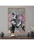 1 Parça Naturel Çerçeveli Kanvas Tablo, Banksy Girl, Soyut Sanat, Sokak Kızı Duvar Dekoru, 1