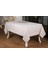 Rana Lüx Jakar Polycotton Gri Kumaş Masa Örtüsü 160X220 cm - 1242 1