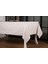 Rana Lüx Jakar Polycotton Gri Kumaş Masa Örtüsü 160X220 cm - 1242 3