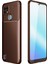 Realme C25 Kılıf Focus Karbon Silikon - Kahverengi 300099 1