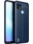 Realme C25 Kılıf Focus Derili Silikon - Lacivert 300099 1