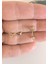 Cerrahi Çelik, Zirkon Taşlı Taşlı Muz Piercing / Rook Piercing /kaş Piercing - 1 Adet 1