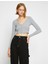 Koton Crop Düğmeli Hırka 2