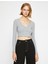 Koton Crop Düğmeli Hırka 3