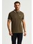 Fermuar Detaylı Polo Yaka T-Shirt (Barakm) 1