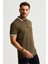 Fermuar Detaylı Polo Yaka T-Shirt (Barakm) 2