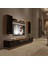 Trendstyle 5220D Mdf Tv Ünitesi Tv Sehpası Ceviz Siyah 1