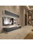 Trendstyle 5s Mdf Tv Ünitesi Tv Sehpası Beyaz Antrasit 1