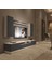 Trendstyle 5220DS Mdf Tv Ünitesi Tv Sehpası Beyaz Antrasit 1