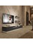 Trendstyle 220RS Mdf Tv Ünitesi Tv Sehpası Beyaz Antrasit 1