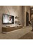 Trendstyle 220RS Mdf Tv Ünitesi Tv Sehpası Beyaz Pera 1