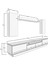 Trendstyle 5220DS Mdf Tv Ünitesi Tv Sehpası Naturel Pera 3