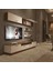 Trendstyle 5220 Mdf Tv Ünitesi Tv Sehpası Ceviz Beyaz 1
