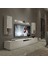 Trendstyle 270DAS Mdf Tv Ünitesi Tv Sehpası Parlak Beyaz 1