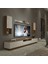 Trendstyle 270DAS Mdf Tv Ünitesi Tv Sehpası Ceviz Beyaz 1