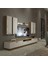 Trendstyle 8d Mdf Tv Ünitesi Tv Sehpası Pera Beyaz 1