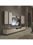 Trendstyle 8ds Mdf Tv Ünitesi Tv Sehpası Pera Beyaz 1