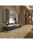 Trendstyle 5d Mdf Tv Ünitesi Tv Sehpası Beyaz Antrasit 1