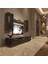 Trendstyle 5d Mdf Tv Ünitesi Tv Sehpası Ceviz Siyah Mermer 1