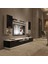 Trendstyle 5220DA Mdf Tv Ünitesi Tv Sehpası Beyaz Siyah 1